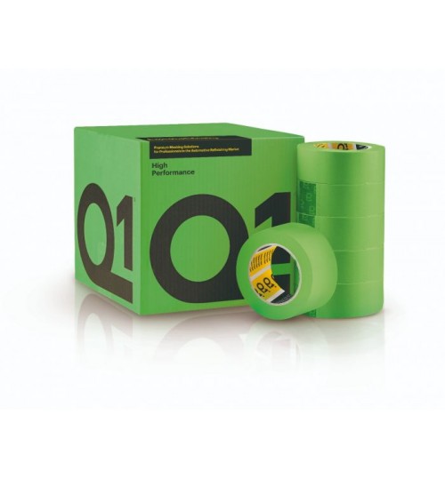 Q1 High Performance GREEN MASKING TAPE ROLL 18/24/36/48mm BOX